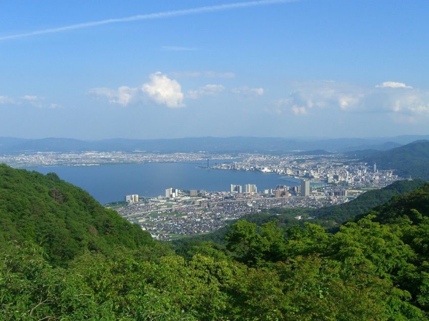 從比叡山展望台看出來的風景