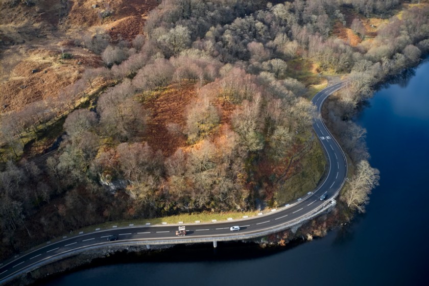 A82公路 連接格拉斯哥和蘇格蘭高地，沿途路經很多著名風景區。