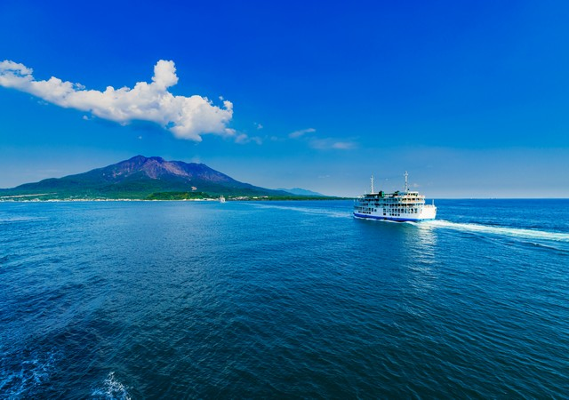 櫻島火山渡輪