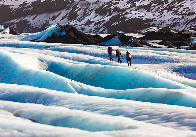 索爾黑馬冰川健行Sólheimajökulll