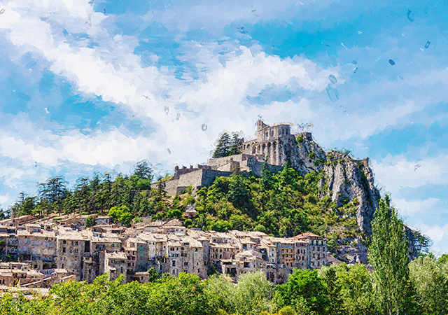 西斯特隆堡Citadelle de Sisteron