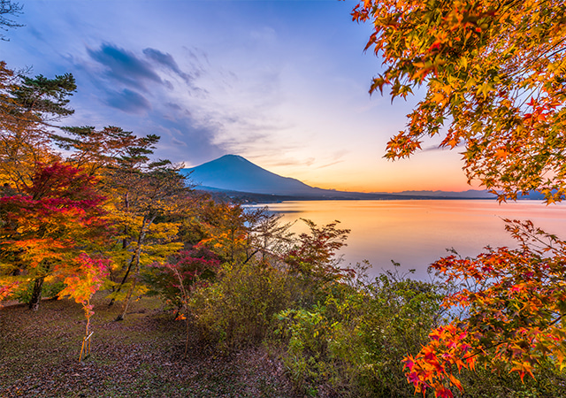 山中湖日落之渚