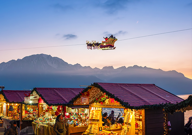 蒙特勒.聖誕市集