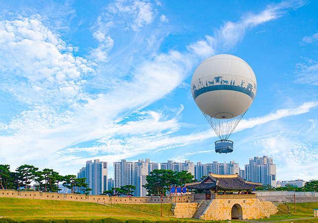 Flying水原城熱氣球 Flying Suwon