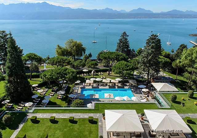 5星.美岸宮酒店Hôtel Beau-Rivage Palace