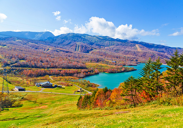 田代湖畔