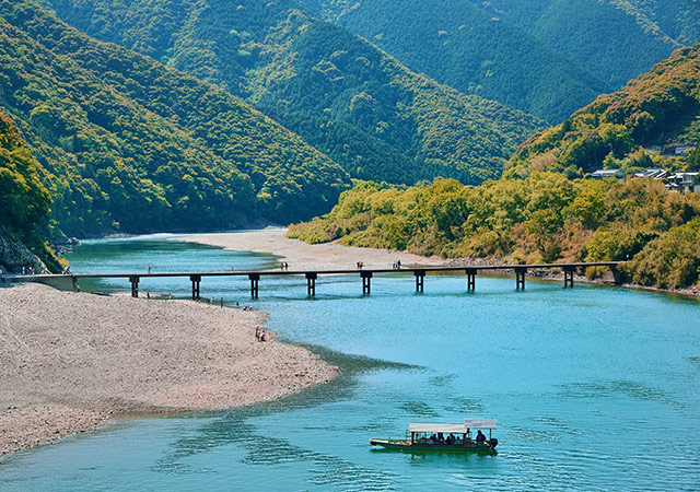 四萬十川屋形船