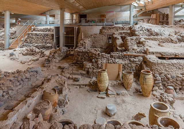 阿克羅蒂里古城遺址Akrotiri Archaeological Site