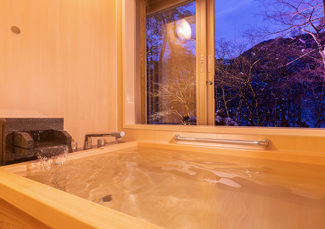 半露天風呂客房