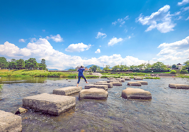 京都鴨川散策