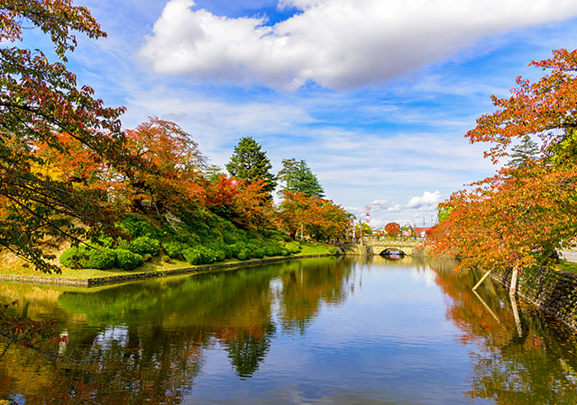 上杉神社．松岬公園